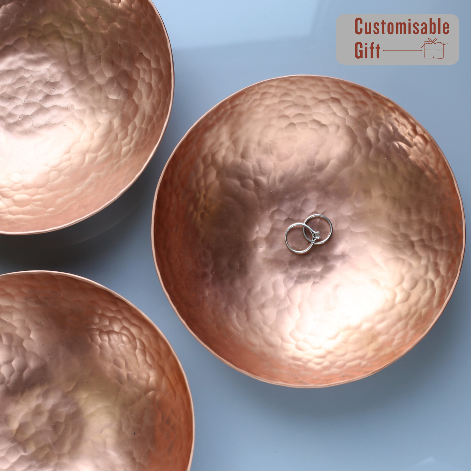 22nd Anniversary Large Copper Bowl