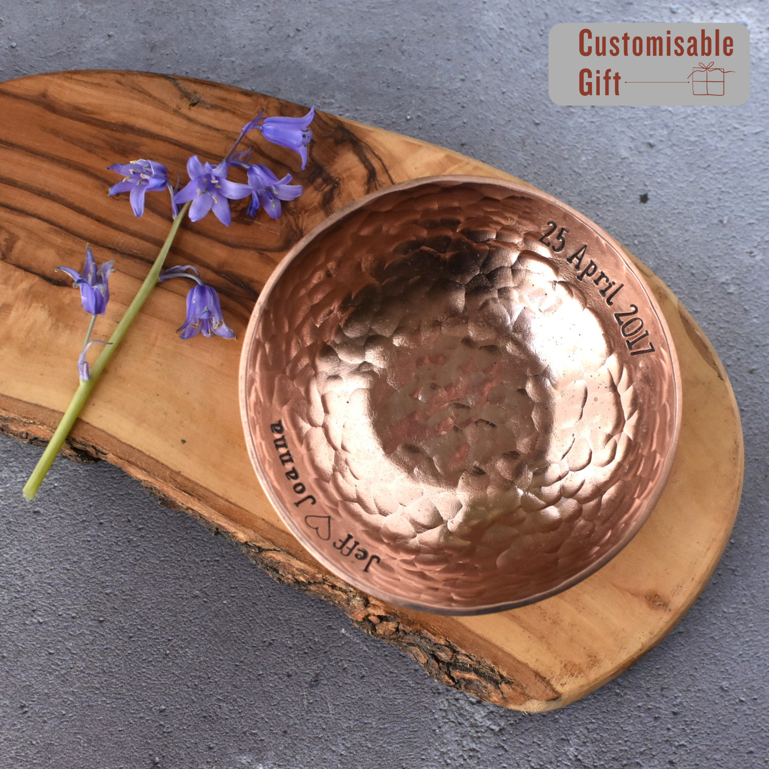 9th Anniversary Small Copper Bowl