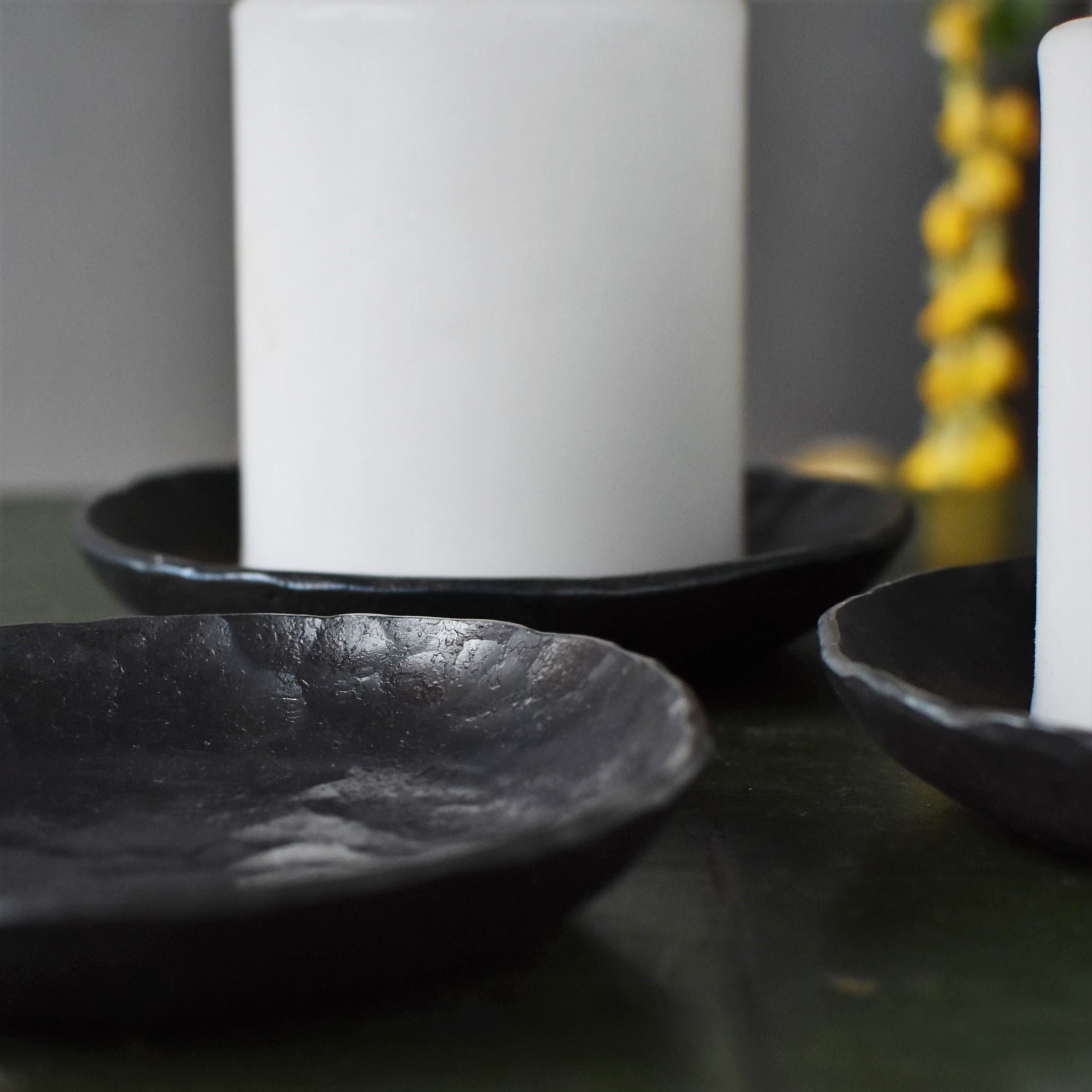 Metal Candle Dish, Table Decoration - Image 7