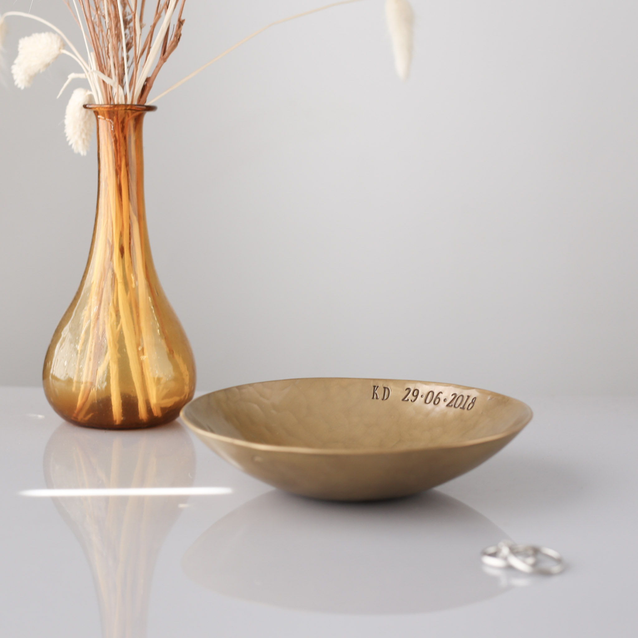 Personalised Medium Bronze Bowl - Image 2