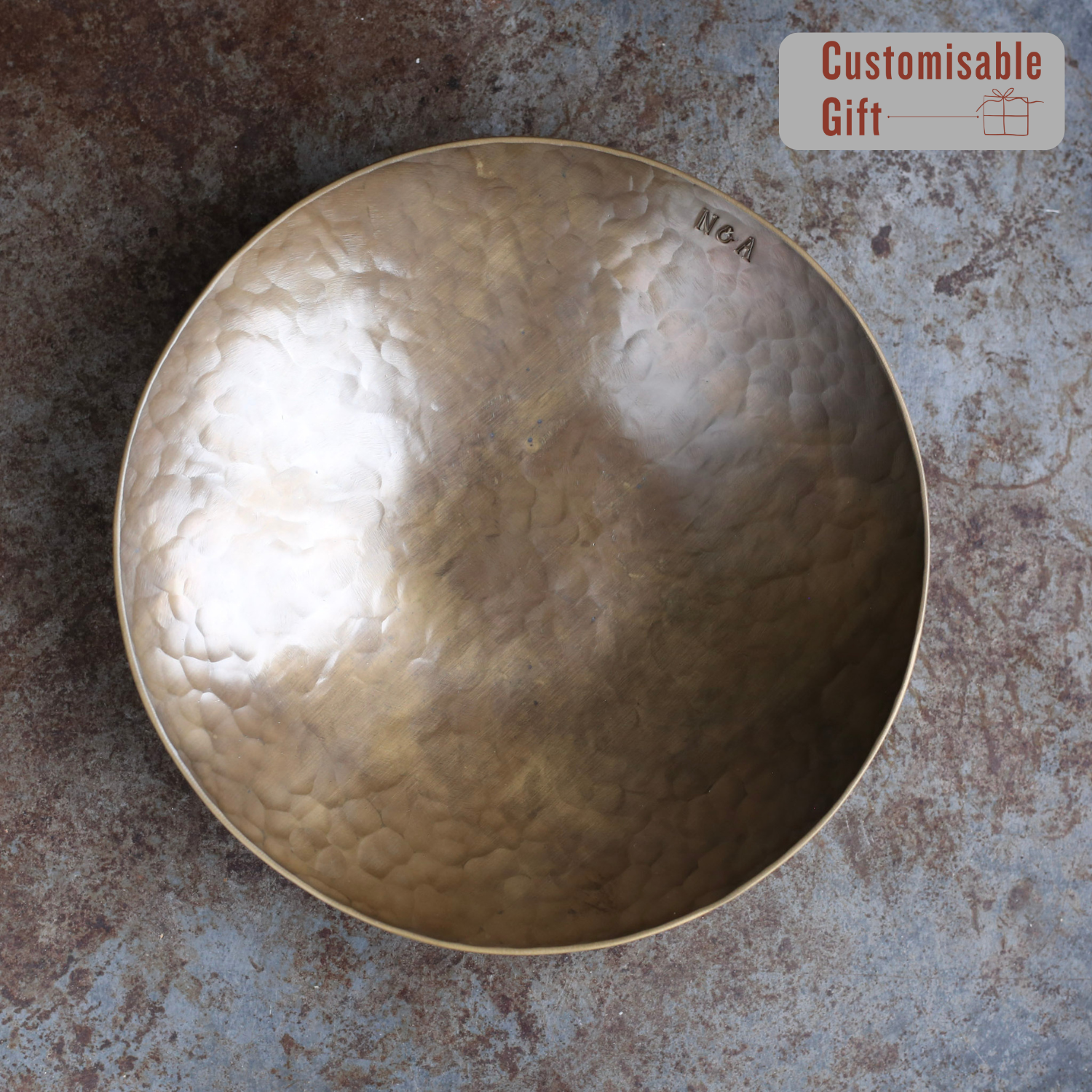 19th Anniversary Large Bronze Bowl