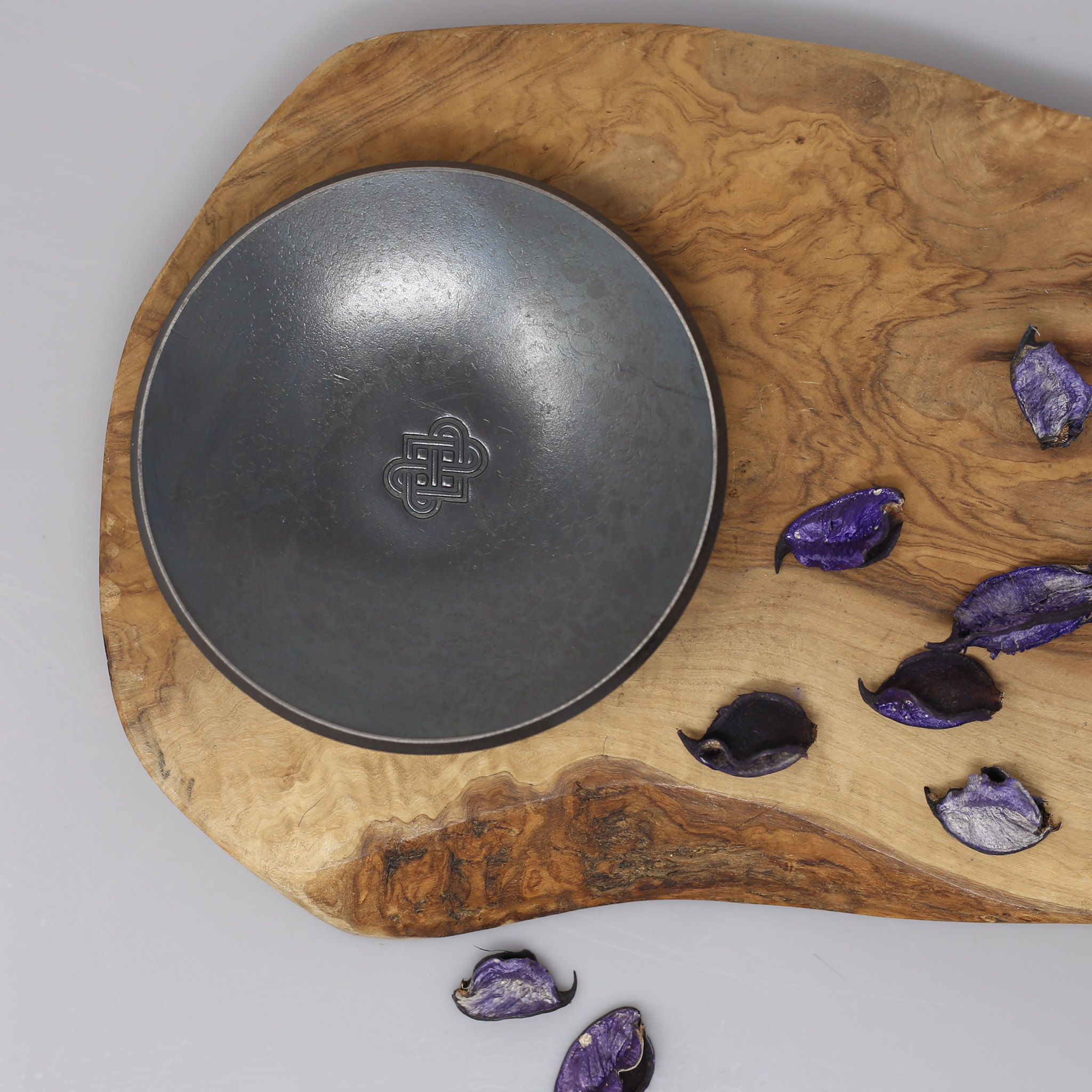 Hand Forged Decorative Steel Dish Celtic Design, 11th anniversary Gift - Image 3