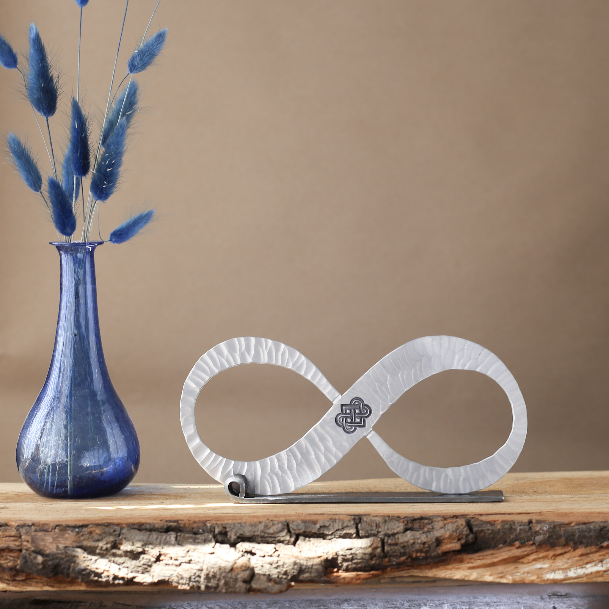 Aluminium Infinity Knot Symbol, 10th Anniversary Gift - Image 14