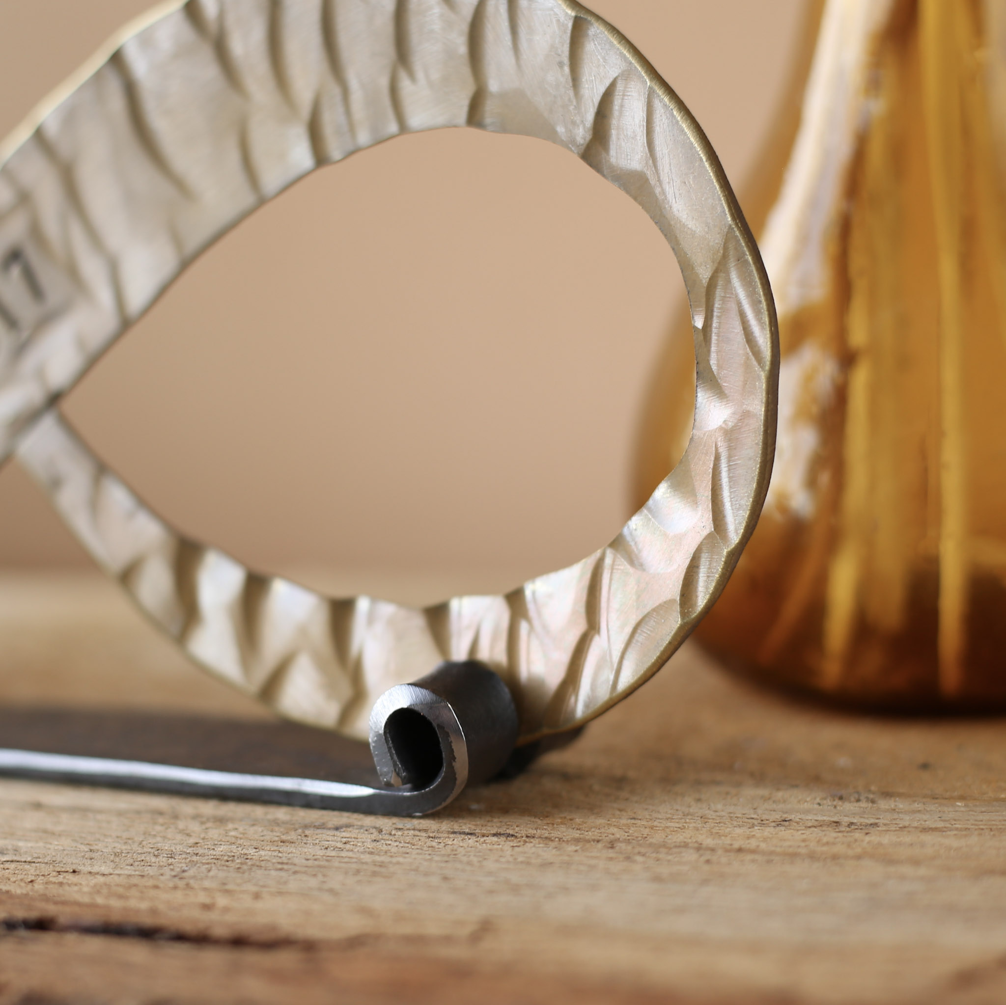 Bronze Infinity Knot Symbol Est 2017, 8th Anniversary Gift - Image 7