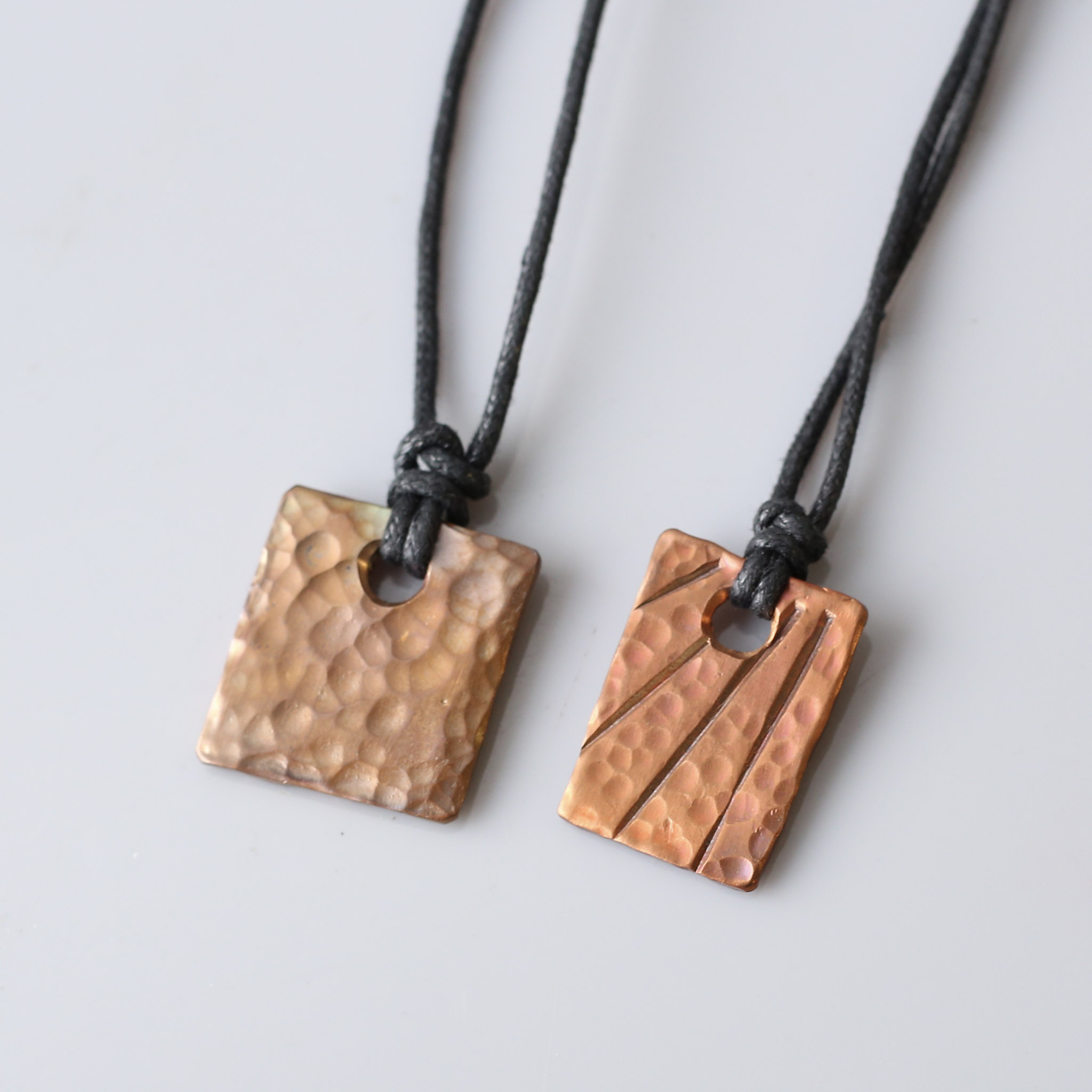 Copper Pendant Necklace 22nd Anniversary Gift
