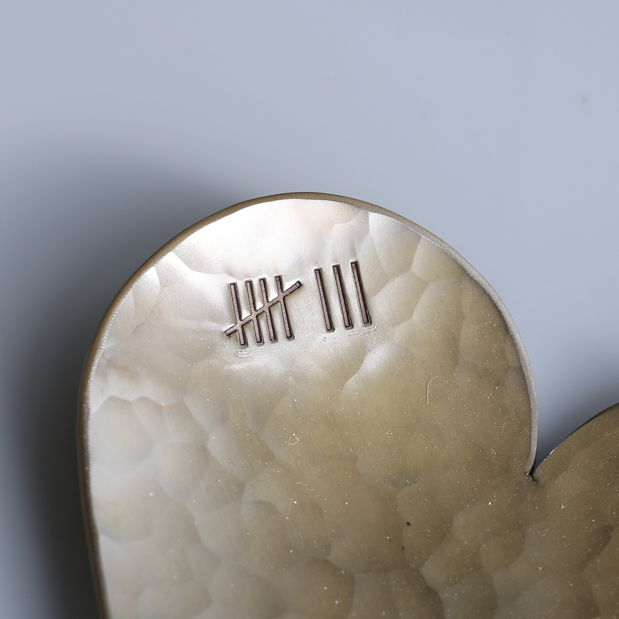 8th Anniversary Bronze Heart Dish - Image 7
