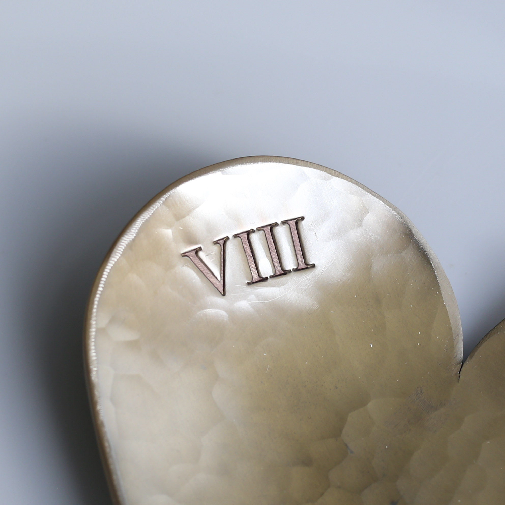 8th Anniversary Bronze Heart Dish - Image 4