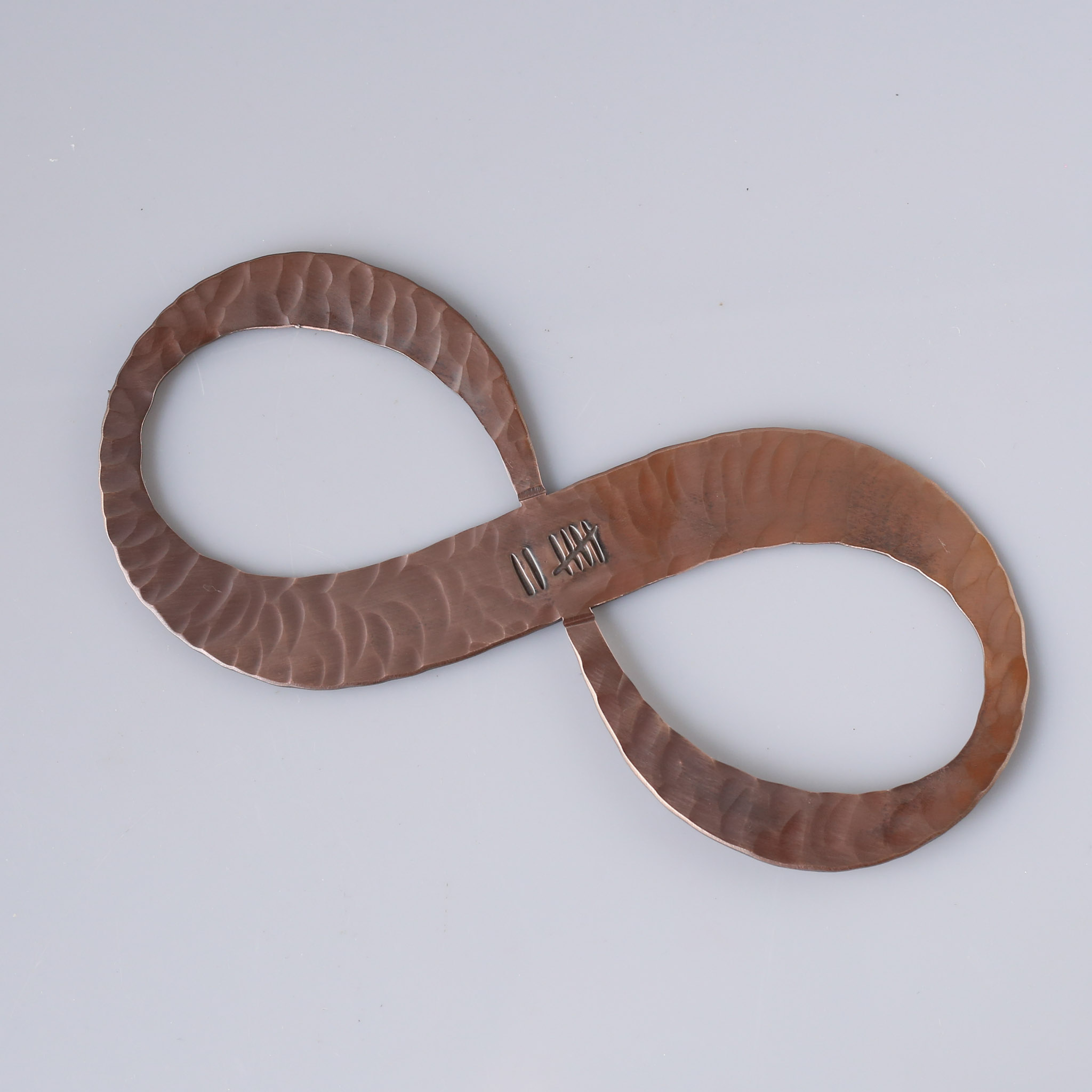 Copper Infinity Knot Symbol, 7th Anniversary Gift. Available in 5 Designs. - Image 11
