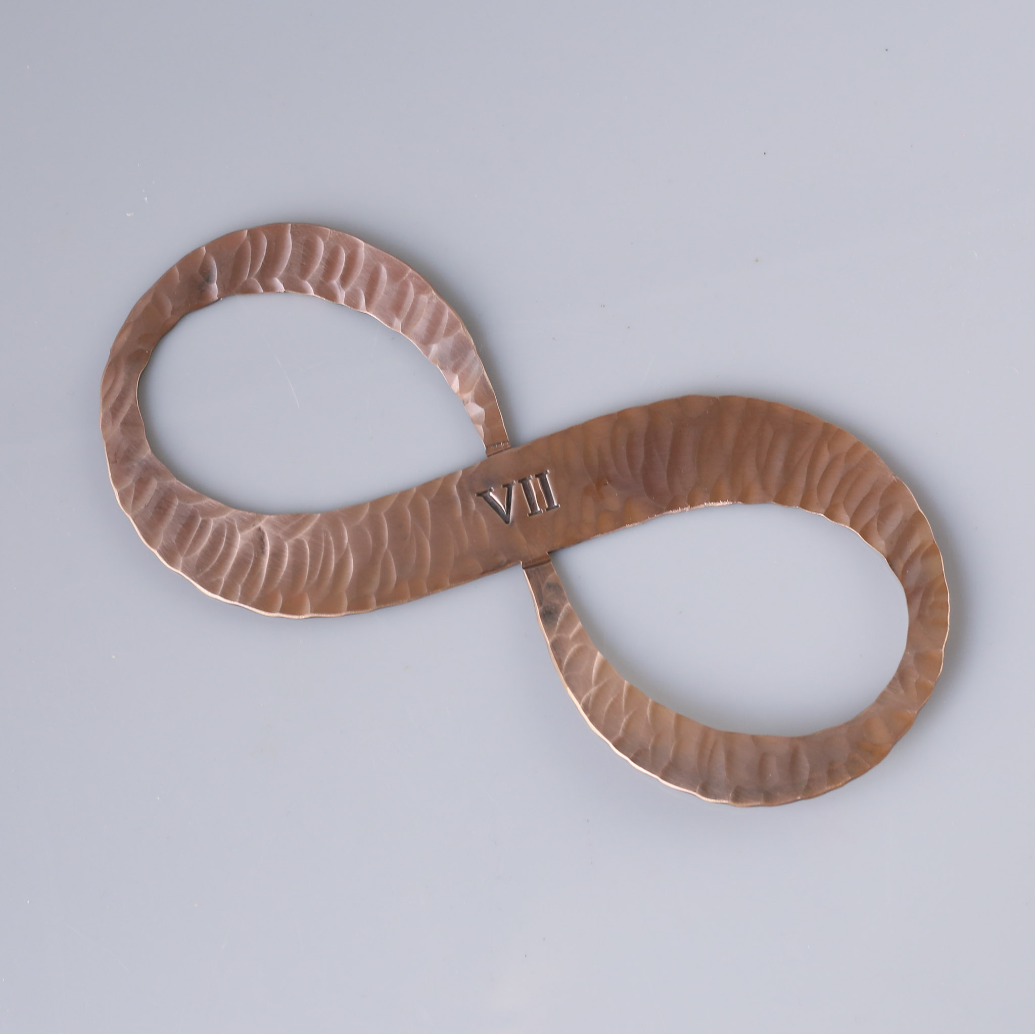 Copper Infinity Knot Symbol, 7th Anniversary Gift. Available in 5 Designs. - Image 9