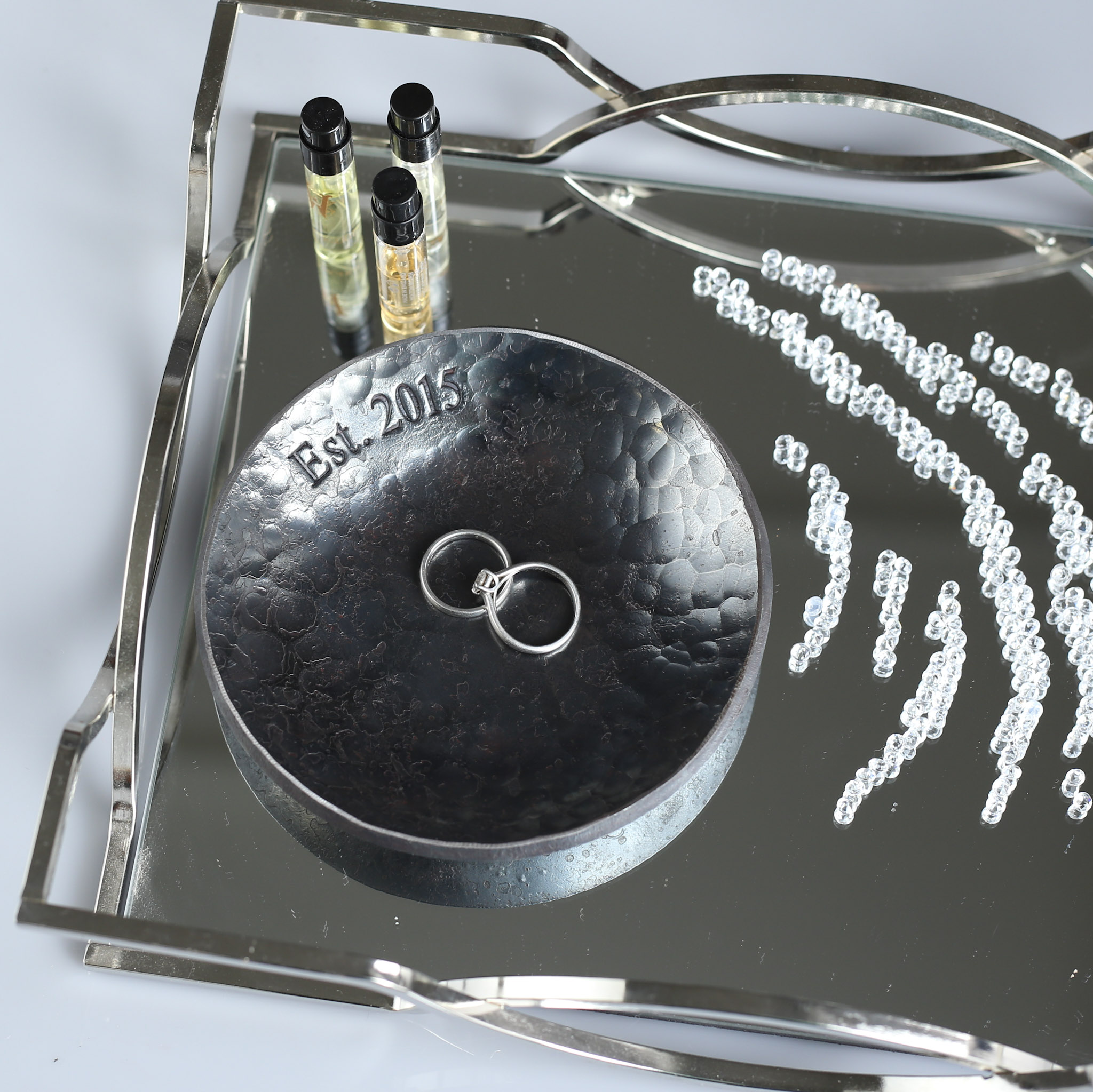 Personalised 11th Anniversary Hammered Small Dish - Image 14