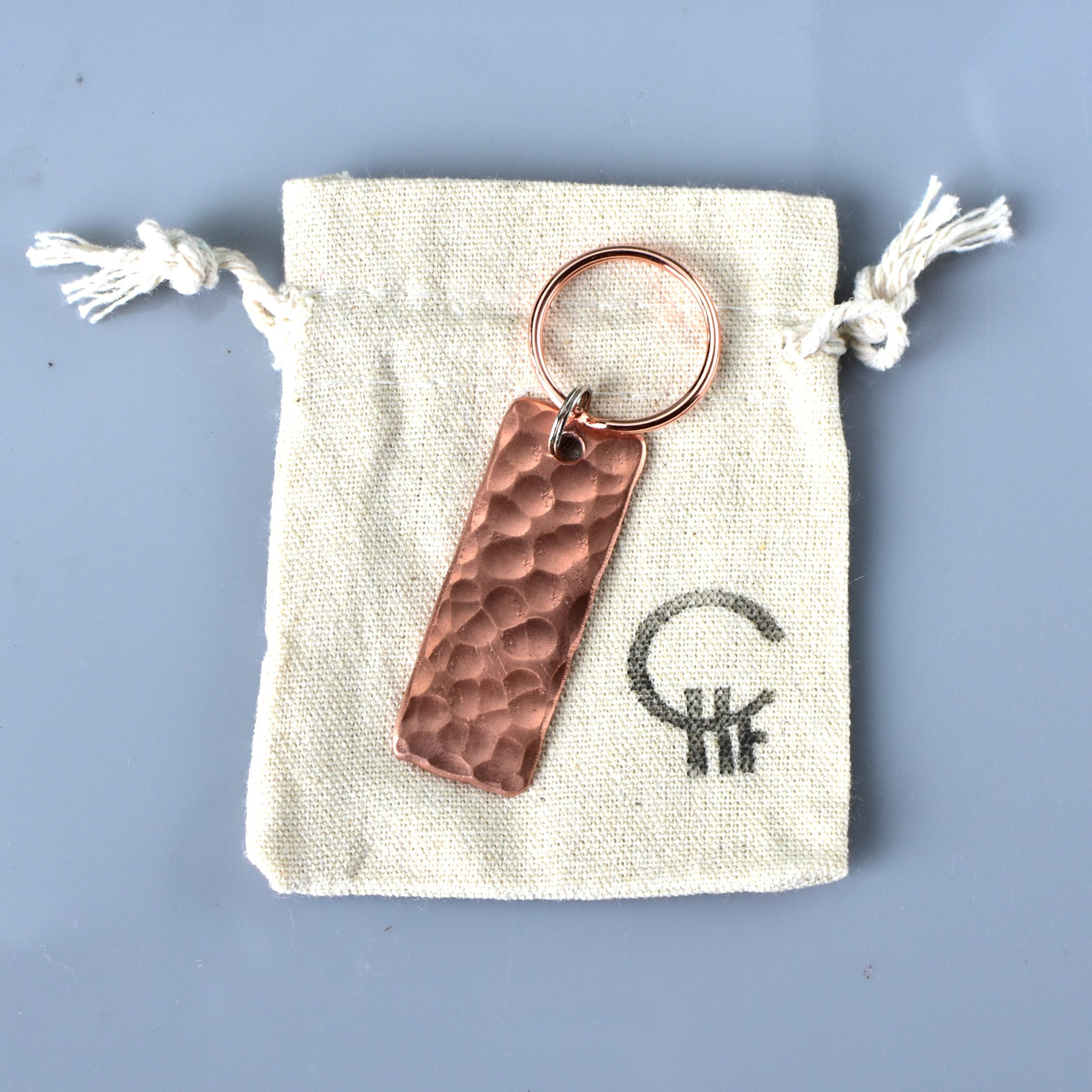 9th Anniversary Copper Tag Keyring - Image 10