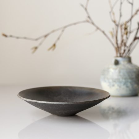 6th Anniversary Conical Dish with Golden 'Halo' detail.