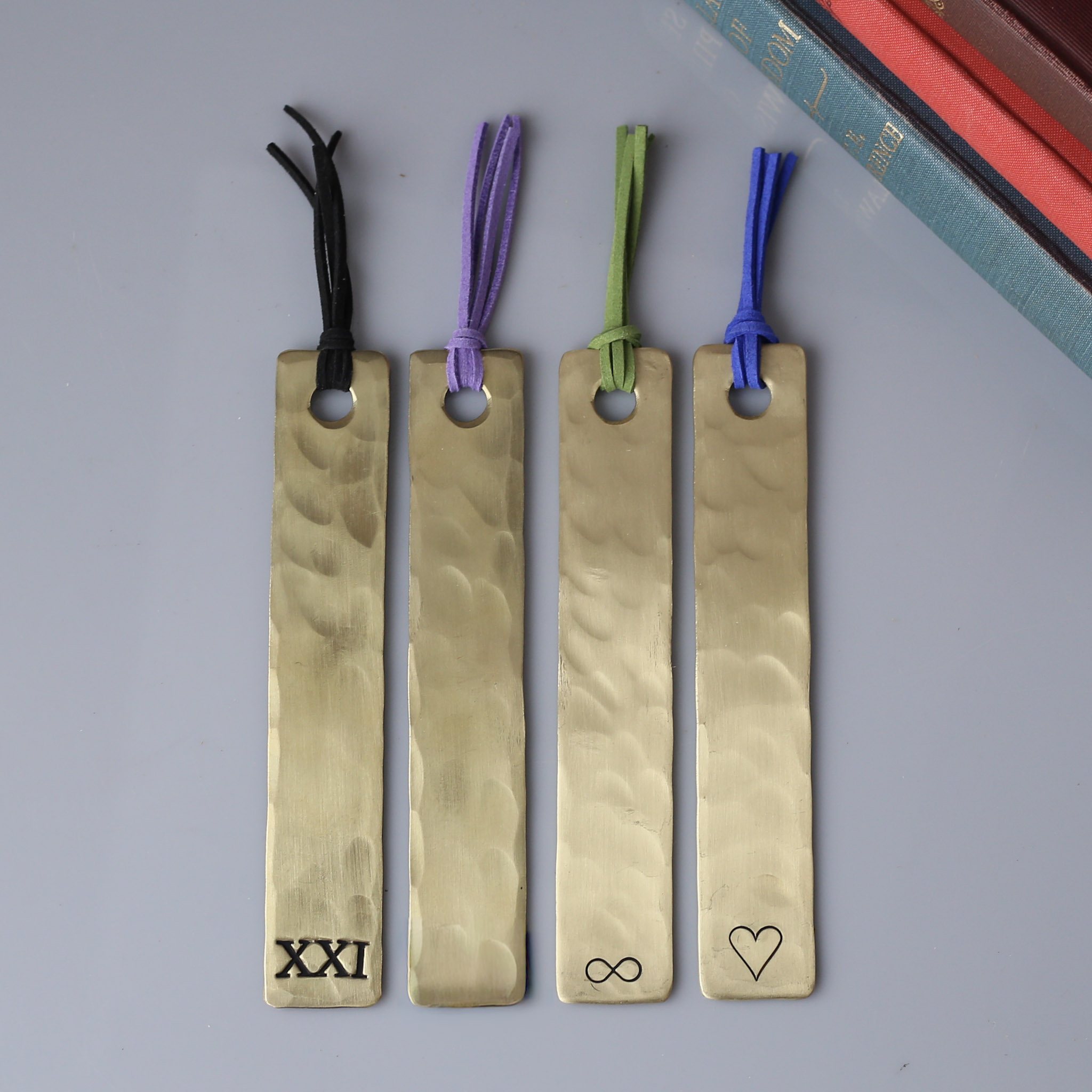 21st Anniversary Brass Bookmark. - Image 5