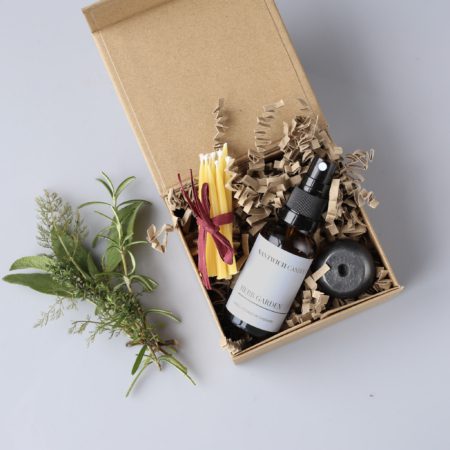 Pebble Meditation Gift Set with Relaxing Room Spray