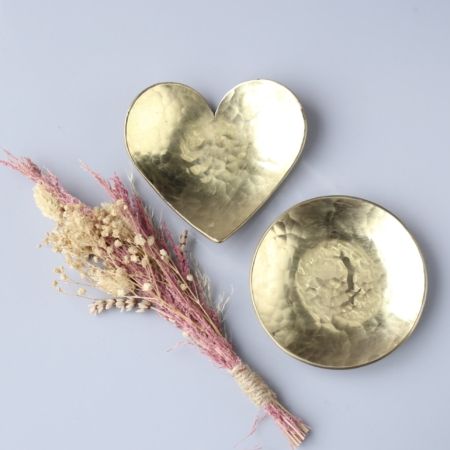 21st Anniversary Small Brass Dish