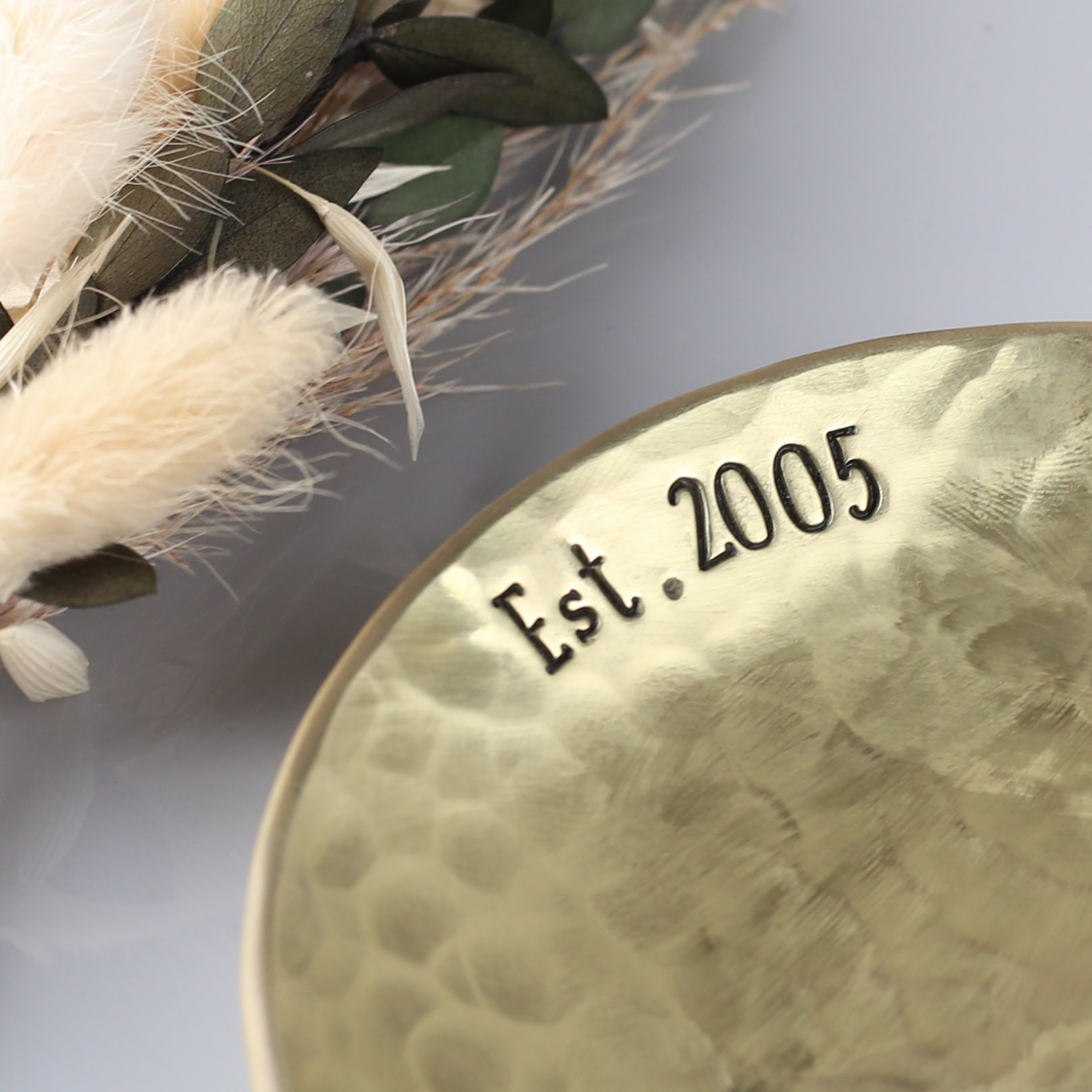21st Anniversary Small Brass Dish - Image 8