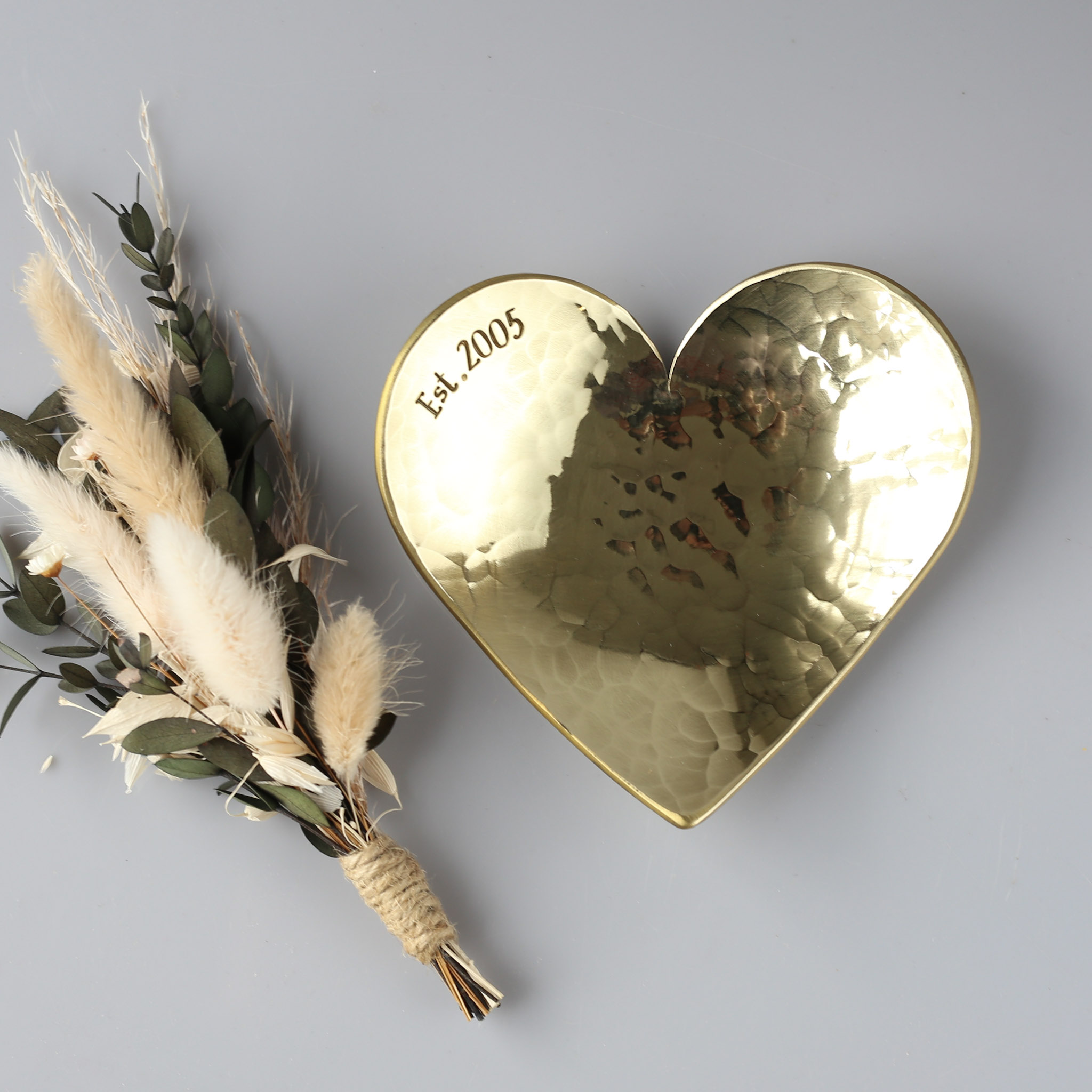 21st Anniversary Small Brass Dish - Image 6