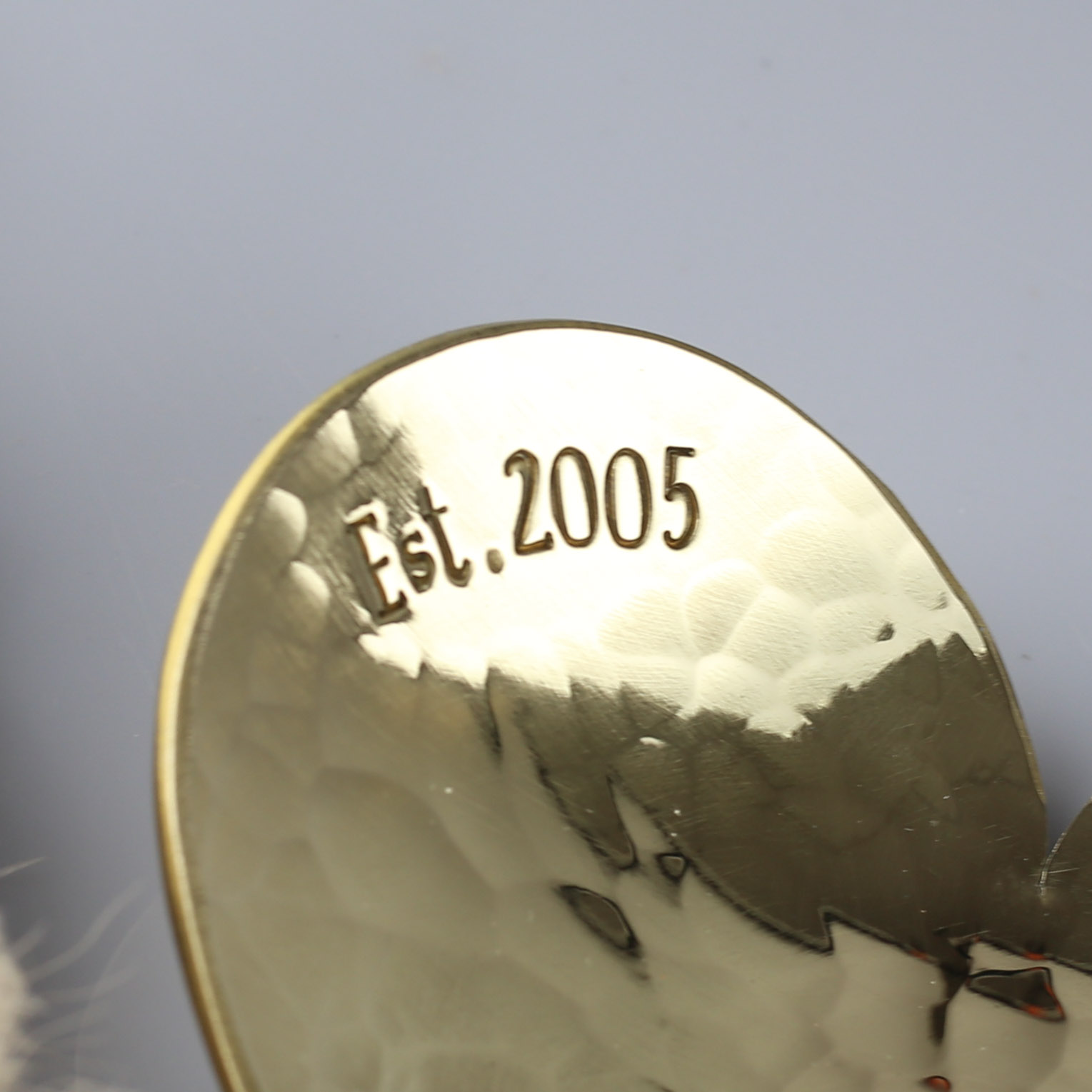 21st Anniversary Small Brass Dish - Image 11