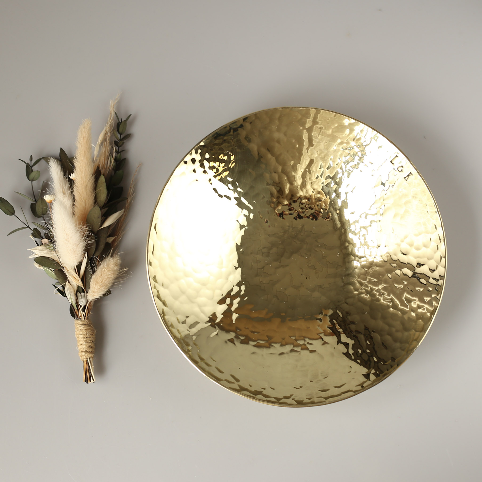 21st Anniversary Large Brass Bowl. - Image 6