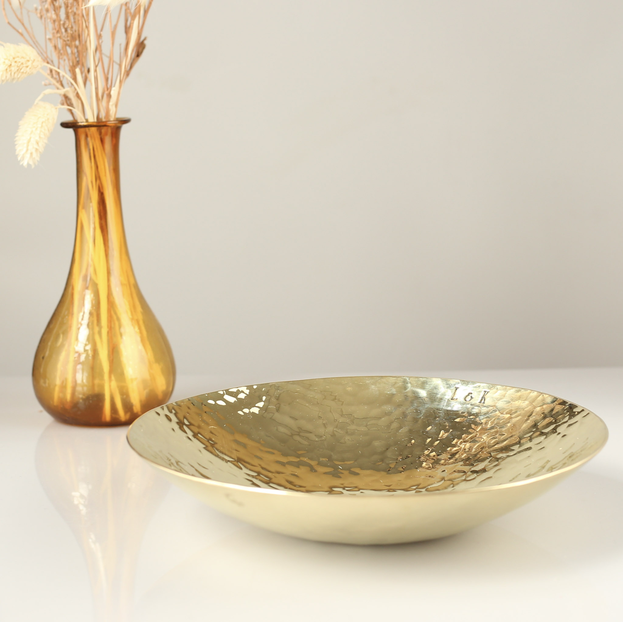 21st Anniversary Large Brass Bowl. - Image 7