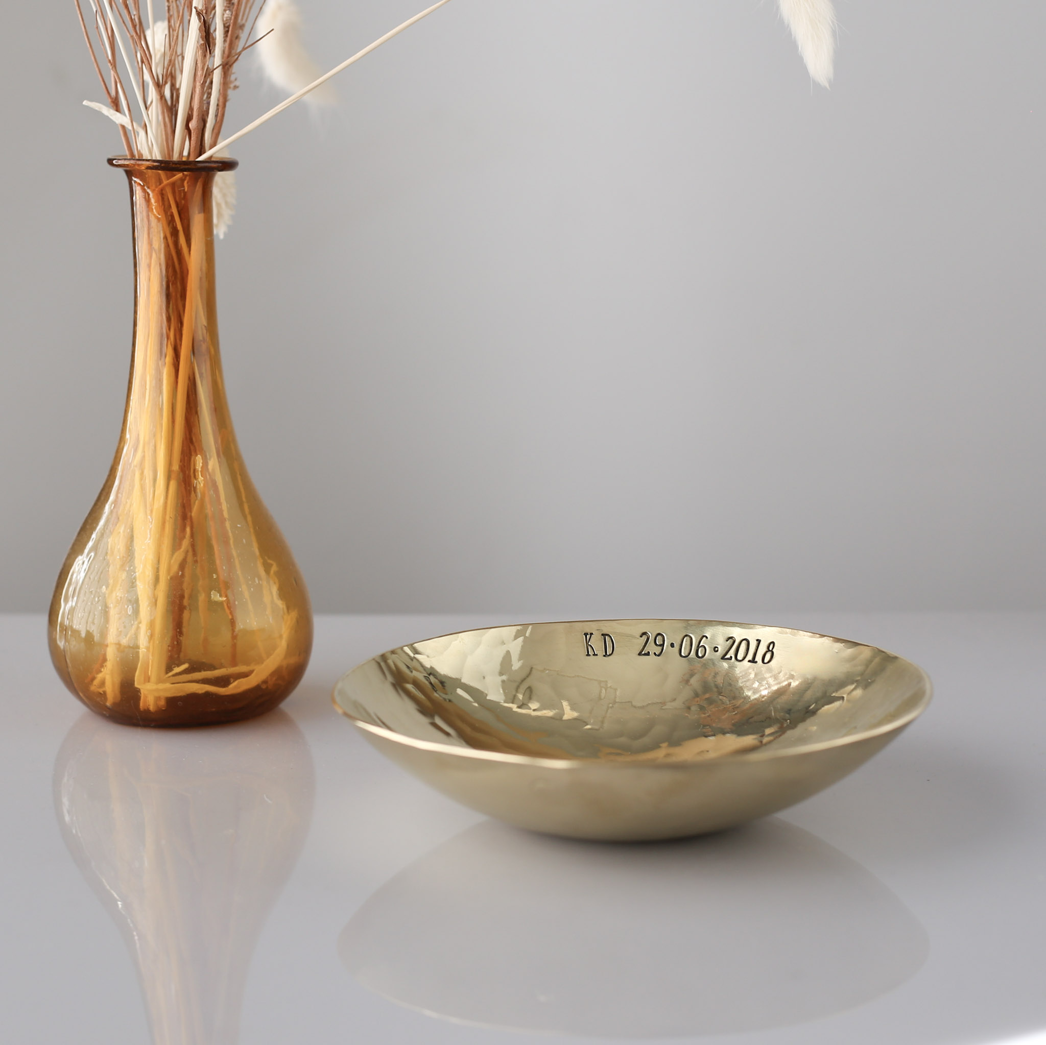 21st Anniversary Medium Brass Bowl. - Image 10