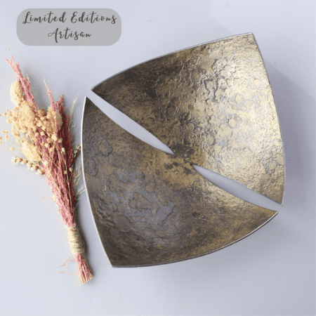 Iron Kite Bowl with Golden Gilt.