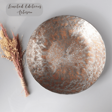 Extra Large Iron Decorative Bowl