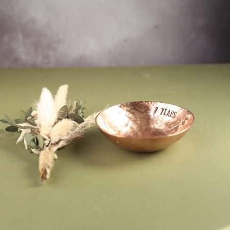 7th Anniversary Small Copper Celtic Bowl