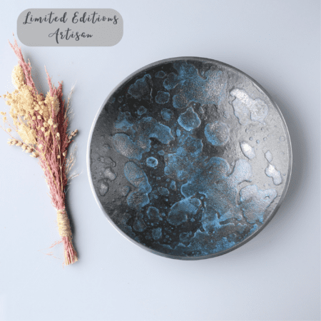 Iron Crackle Dish