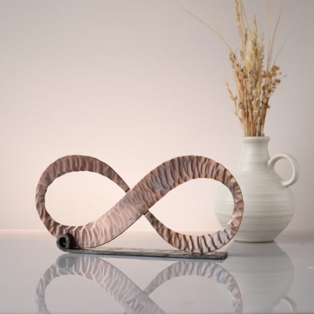 Copper Infinity Love Knot