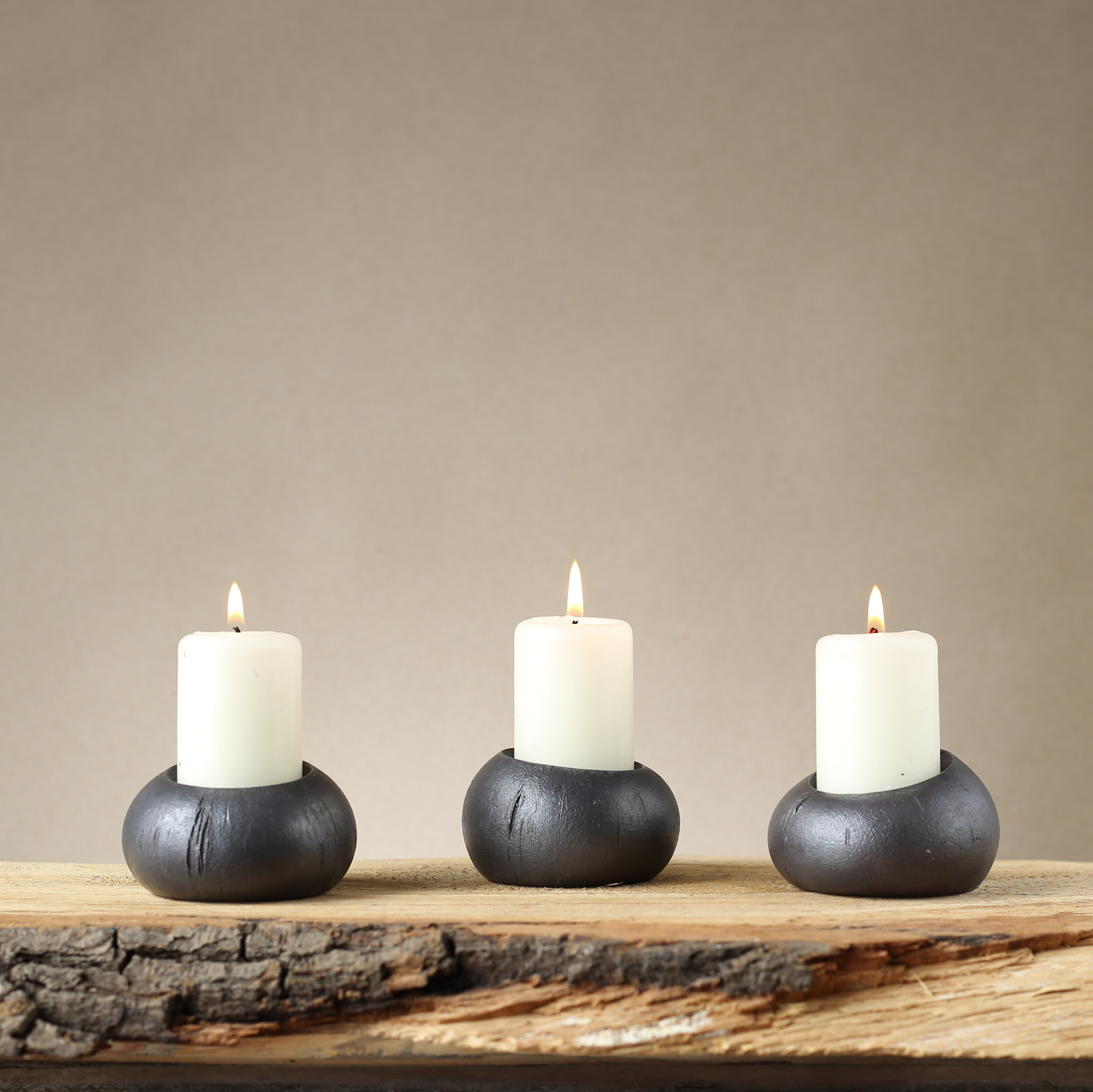 11th Anniversary Moonstone candle holder