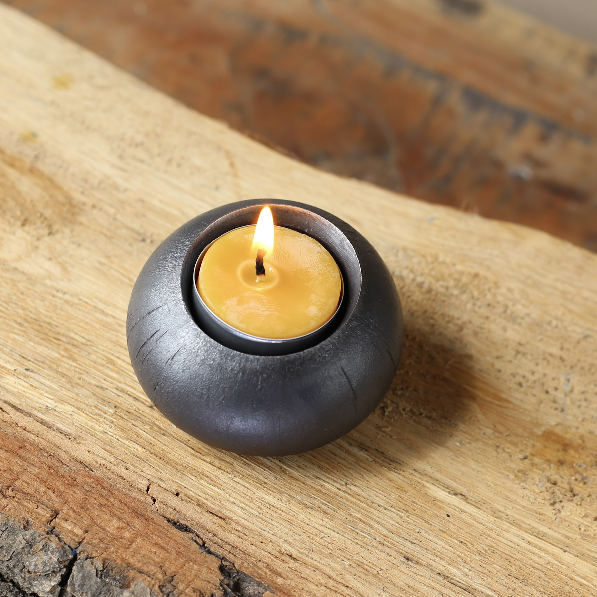 Moonstone Candle Holder. Artisan Iron Home Decor - Image 7