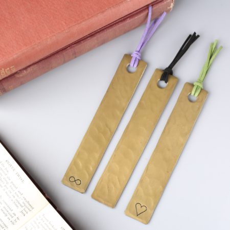 Personalised Bronze bookmark