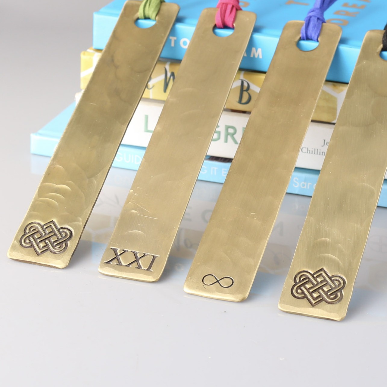 21st Anniversary Brass Bookmark. - Image 7