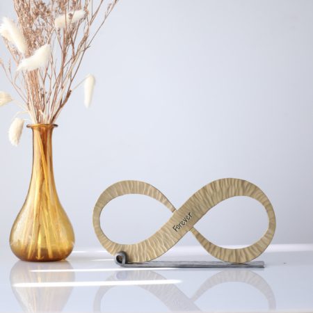 Personalised 19th Anniversary Bronze Infinity Knot