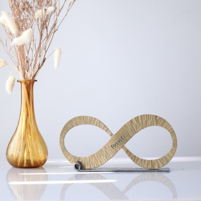 Personalised 19th Anniversary Bronze Infinity Knot