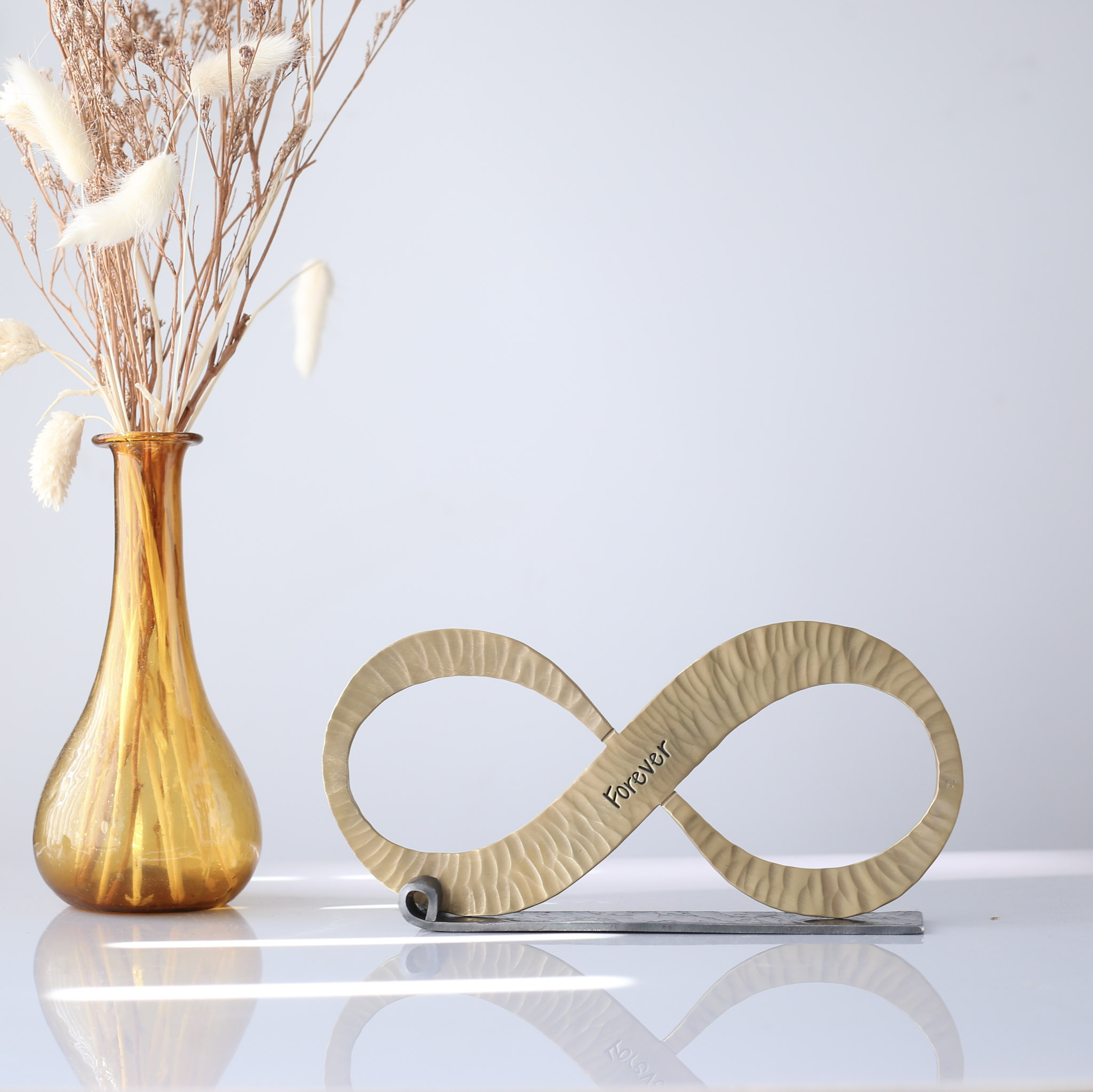 Personalised 19th Anniversary Bronze Infinity Knot