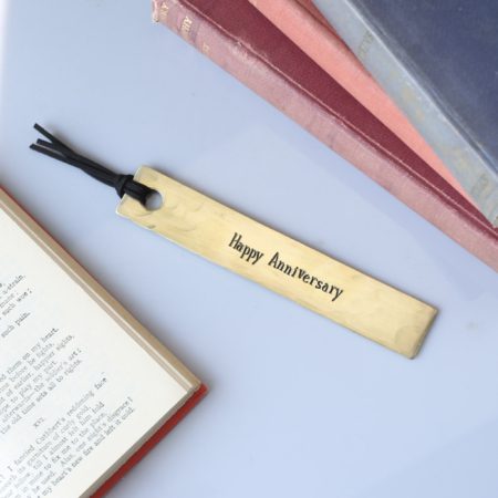 Personalised Brass Bookmark