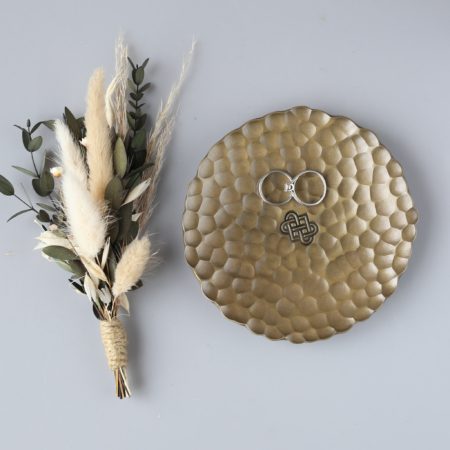 19th Anniversary Bronze 'Cloud' Dish
