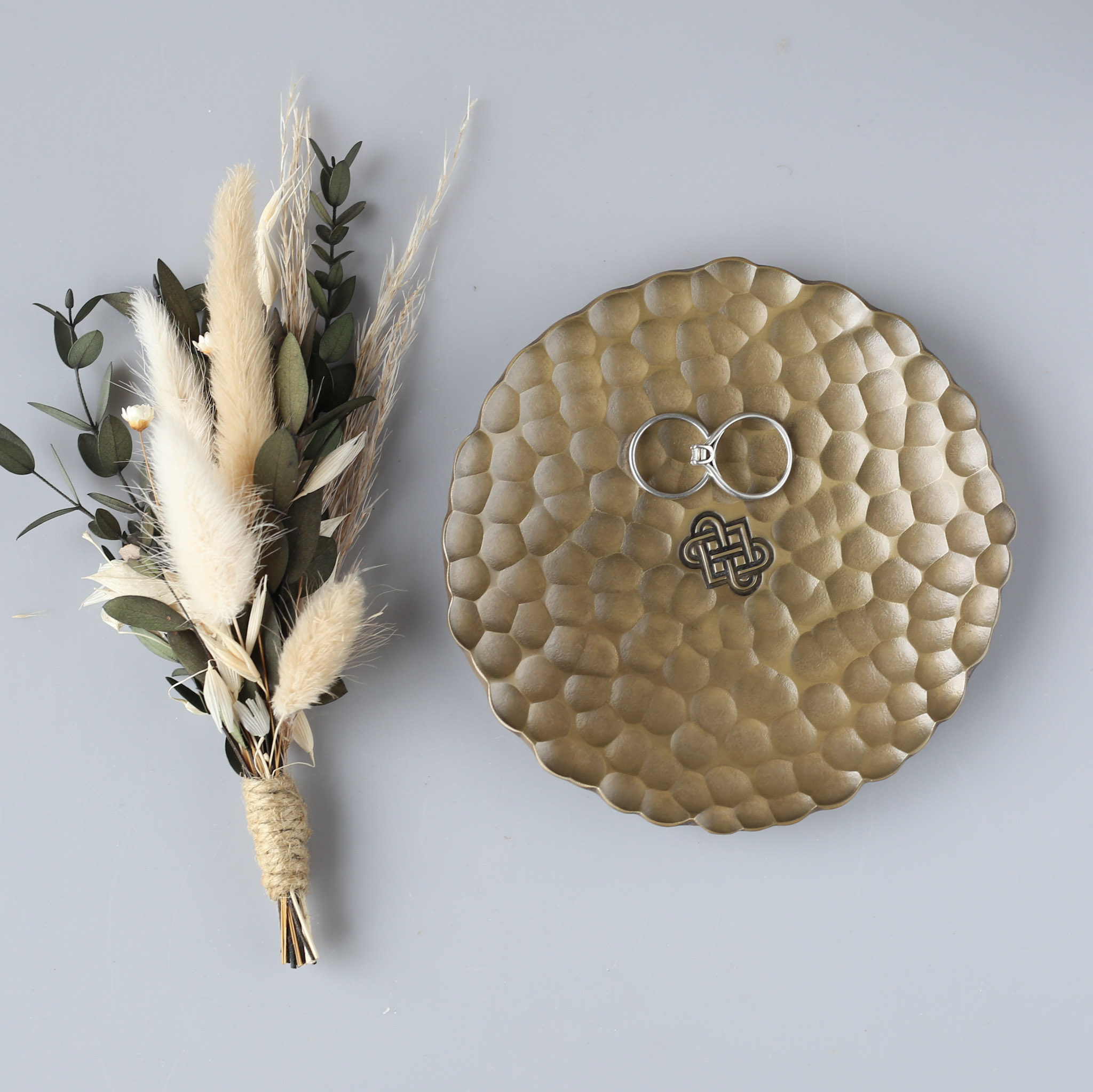 19th Anniversary Bronze 'Cloud' Dish