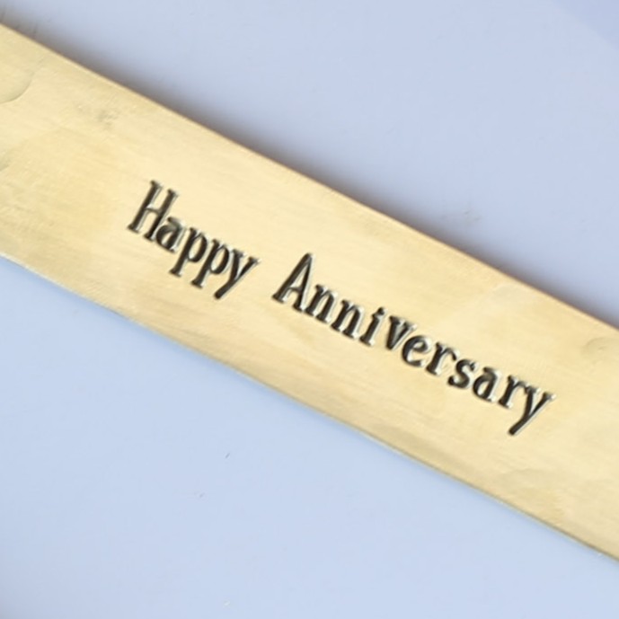 Personalised Brass Bookmark - Image 4