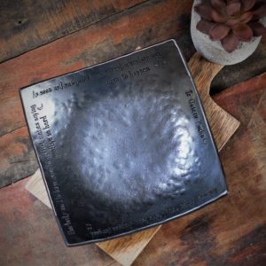 Square Dish large personalised